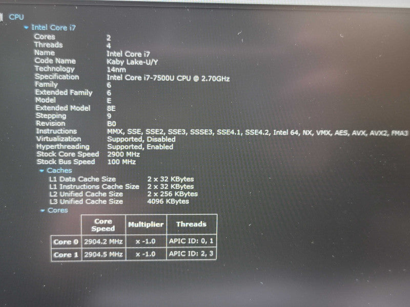 Lenovo ThinkPad P51s i7-7500U 16GB DDR4 Quadro M520 256GB SSD  β BudLap