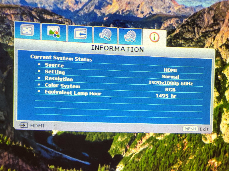 Mitsubishi EW331U-ST Short Throw DLP WXGA Projector No remote $