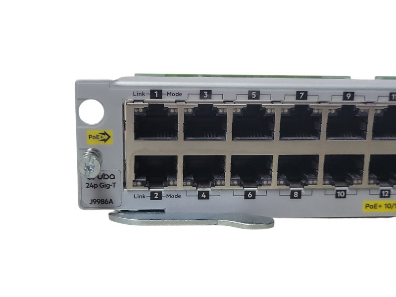 Aruba 24p Gig-T J9986A PoE+ Gigabit Zl2 v3 Module _