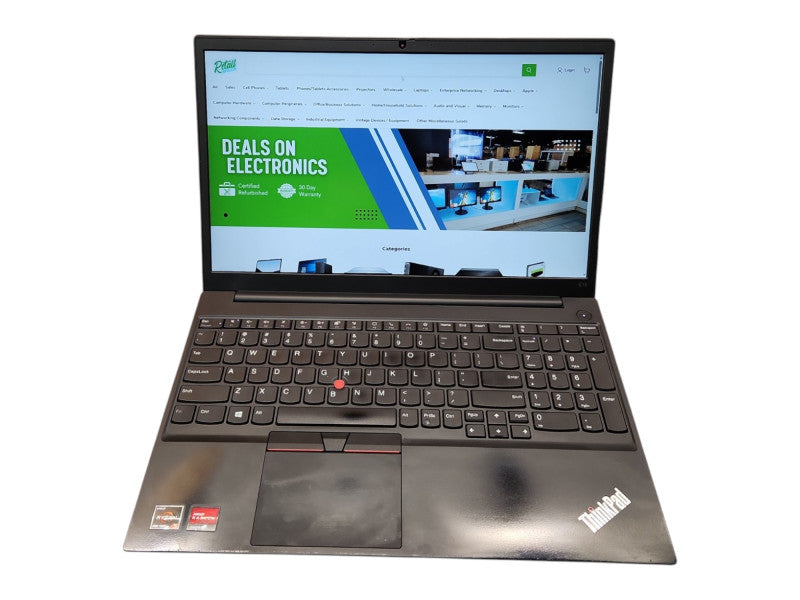 Lenovo ThinkPad E15 Ryzen 5 4500U, 8GB DDR4, 256GB NVMe, No PWR  Lap200
