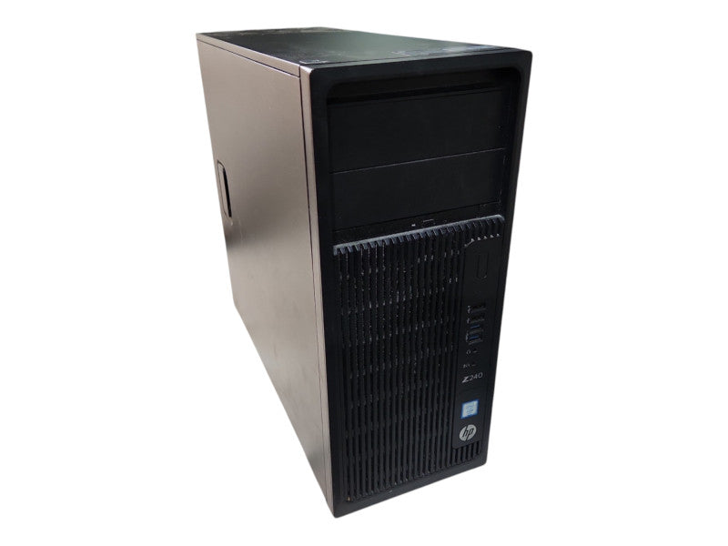 HP Z240 Workstation, E3-1240 v6 3.70GHz, 32GB DDR4, 500GB SSD, P600