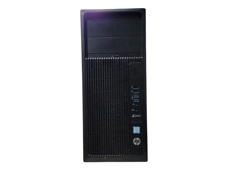 HP Z240 Workstation, E3-1240 v6 3.70GHz, 32GB DDR4, 500GB SSD, P600
