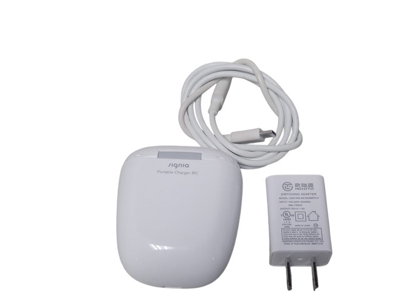 1x rexton reach hearing aids with widex charging case _