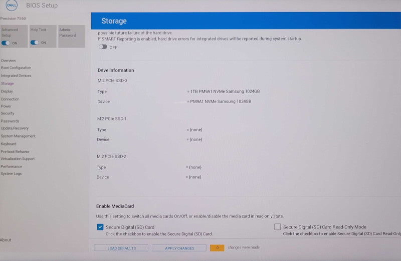 dell precision 7560 Core I7-11850H 4.80GHz, 64GB, 1TB NVMe, RTX A2000 _ Lap200