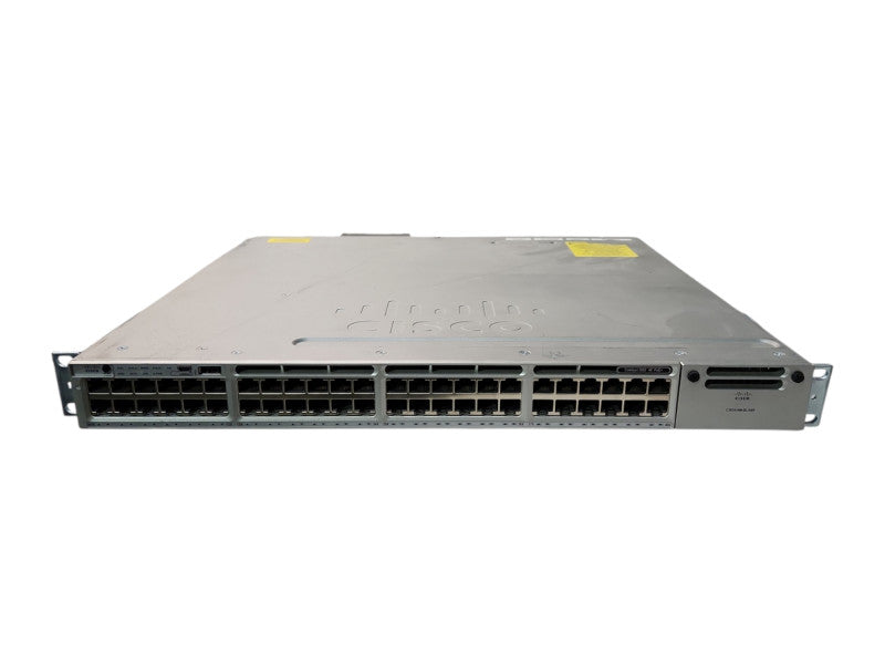 Cisco WS-C3850-48F-S 48-Port Gigabit PoE+ Switch w/ PWR-C1-1100W PSU