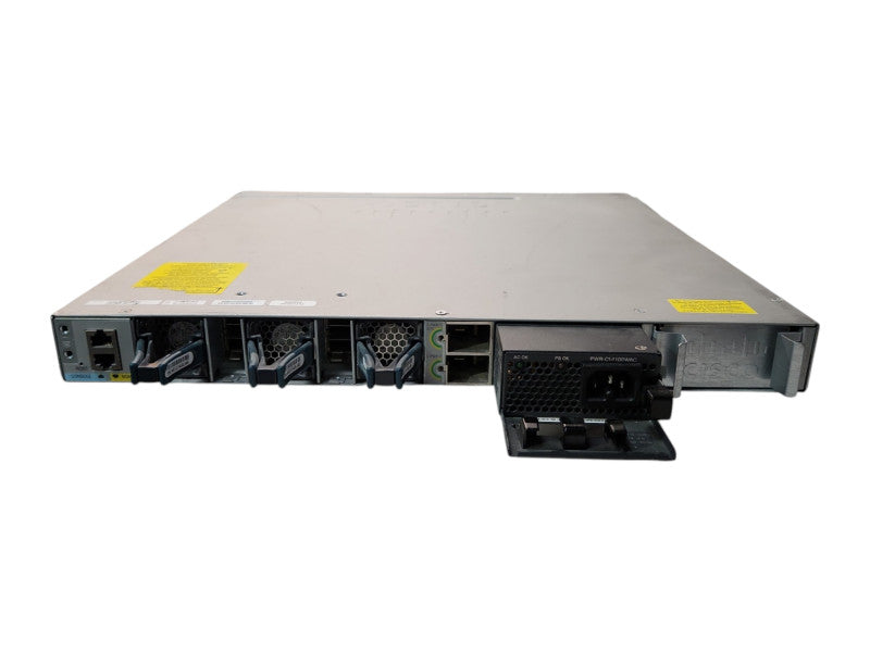 Cisco WS-C3850-48F-S 48-Port Gigabit PoE+ Switch w/ PWR-C1-1100W PSU