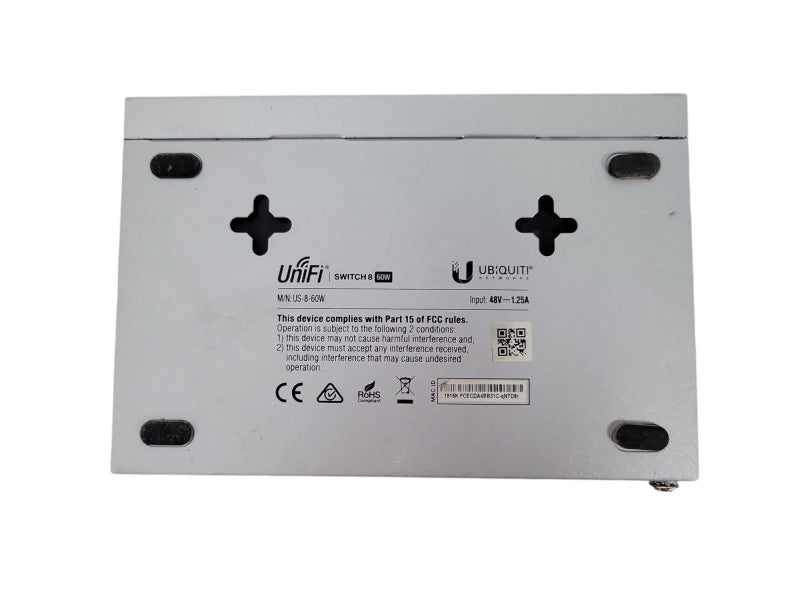 UBIQUITI UniFi Switch 8 60W US-8-60W 8 Port Gigabit PoE Switch !