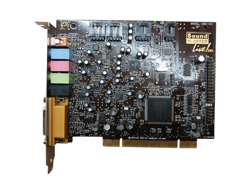 Creative Labs Sound Blaster Live! 5.1 PCI Sound Card Model SB0100