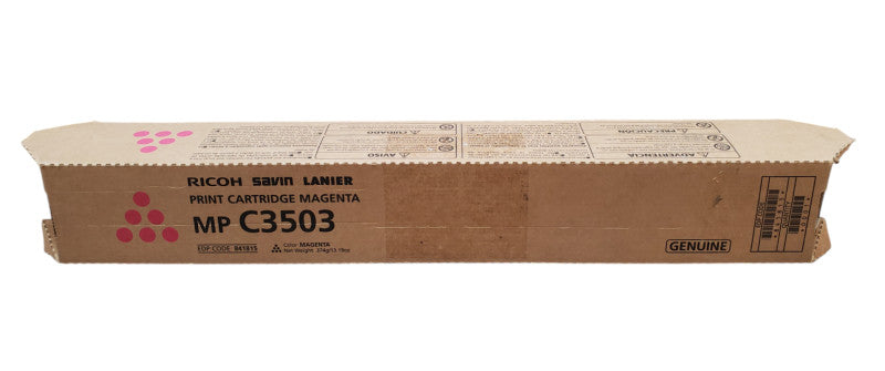 Genuine Ricoh Savin Lanier MP C3503 | 841815 Magenta Print Cartridge - New Q