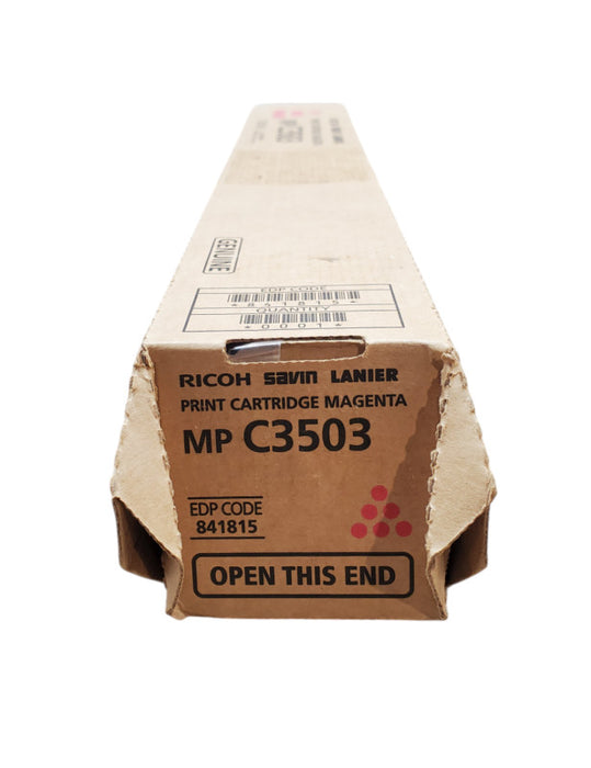 Genuine Ricoh Savin Lanier MP C3503 | 841815 Magenta Print Cartridge - New Q