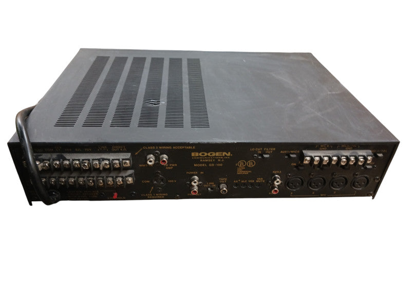 Bogen GS-150 Gold Seal Series Amplifier GS150 150W 10-band Equalizer