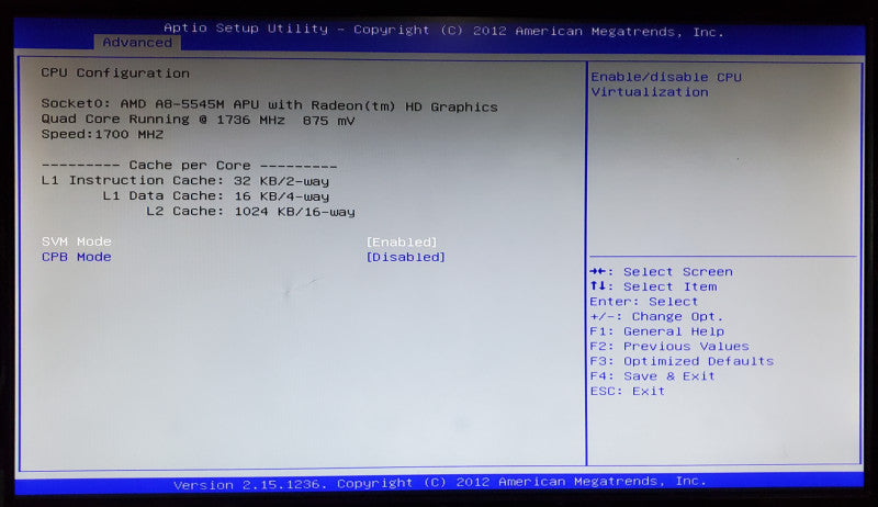 Gigabyte GB-BXA8-5545 Mini-PC AMD A8-5545M 8GB RAM  - No HDD