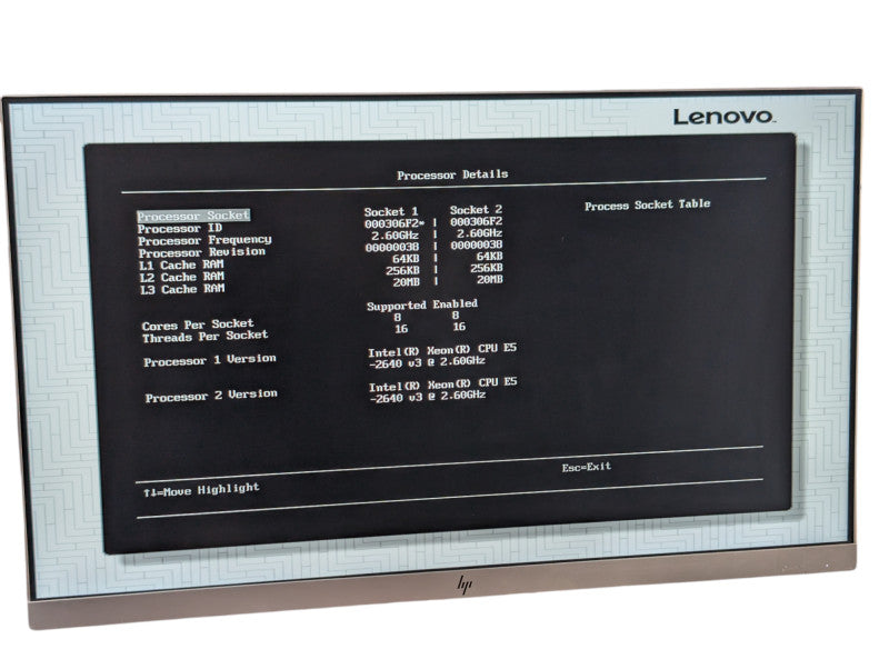 Lenovo System x 3650 M5 2U 2x Intel Xeon E5-2640 v3 128GB RAM -