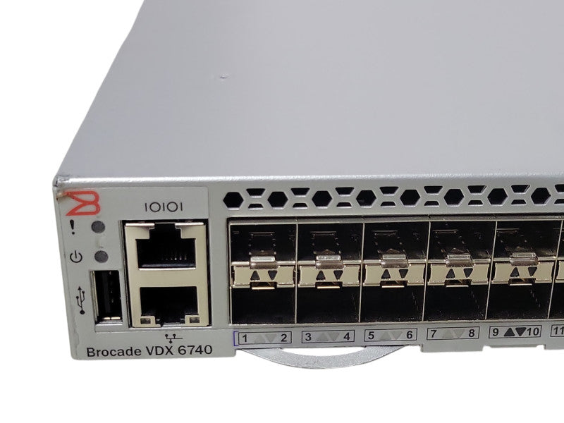 Brocade Networks BR-VDX6740-24-R 48x 10G SFP+ +4x 40Gb QSFP+ Switch, READ _