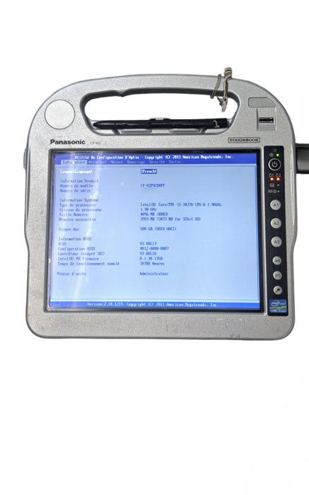Panasonic ToughBook CF-H2 i5-3437U |4GB RAM|500GB HD| No OS Q
