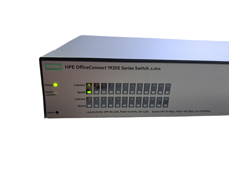 HPE OfficeConnect 1920S JL381A | 24-Port Gigabit Switch | 2x SFP