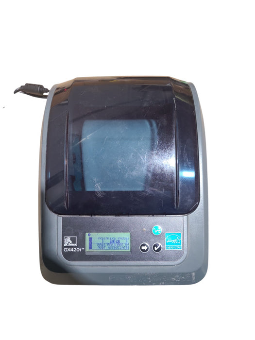 Zebra GX420t Thermal Transfer- Label Printer GX42-102710-000 *READ*