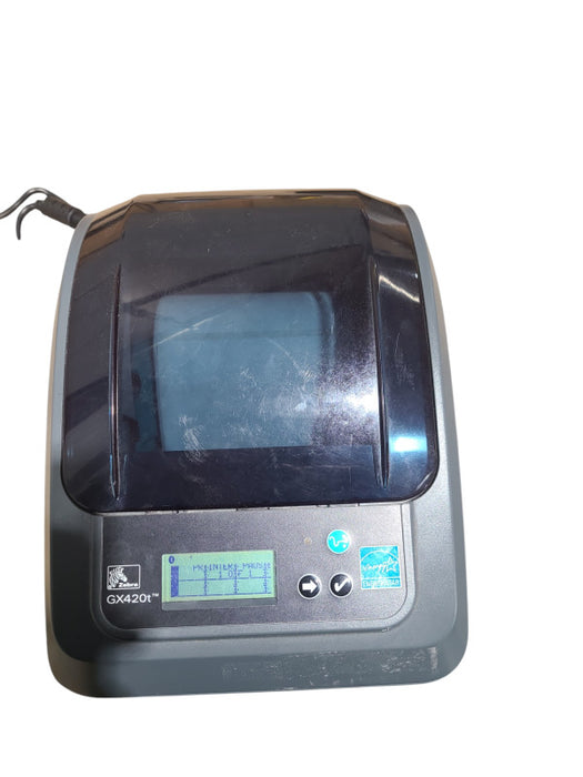 Zebra GX420t Thermal Transfer- Label Printer GX42-102710-000 *READ*