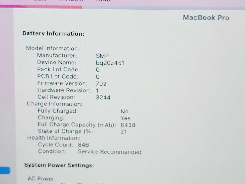 Apple Macbook Pro Retina 2015 15" 4-Core i7-4870HQ @ 2.5GHz 16GB DDR3 250GB SSD (