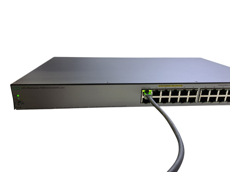 HPE Officeconnect 1920S 24G 2SFP PoE+ 185W Network Switch | JL384A
