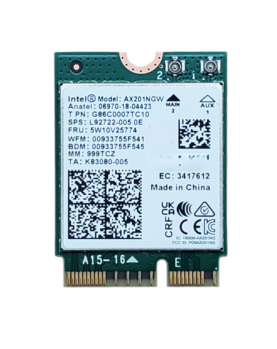 Intel AX201NGW 06970-18-04423 Wireless Network Card