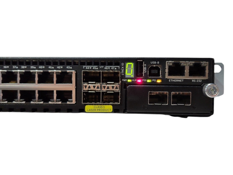 DELL FORCE10 S60-44T-AC 48-Port Gigabit Switch w/2-Port 10G SFP+ Module