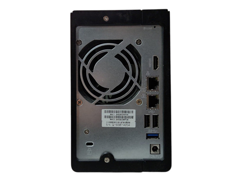 QNAP TS-251+ 2 Bays NAS w/ 2x 3TB HDDs, No Power Adapter
