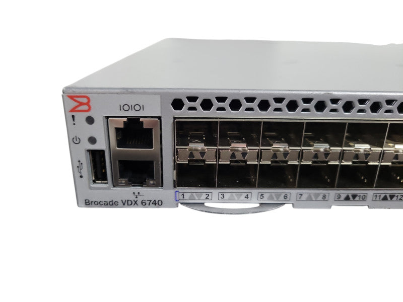 Brocade Networks BR-VDX6740-24-R 48x 10G SFP+ +4x 40Gb QSFP+ Switch, READ !