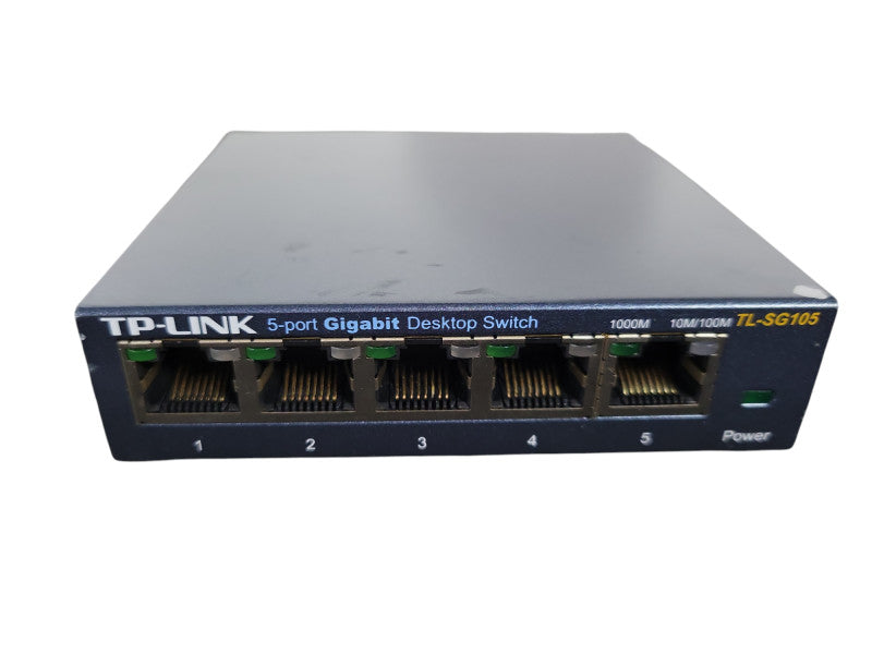 TP-LINK TL-SG105 5-Port Gigabit Desktop Switch 10/100/1000mbps  !