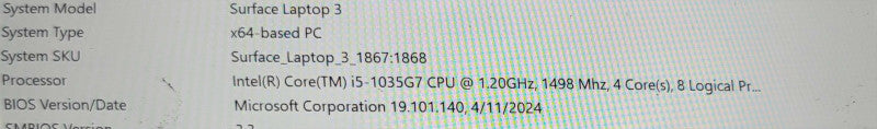 Microsoft Surface Laptop 3 13", i5-1035G7, 8GB DDR4, 256GB NVMe, READ _ Lap200