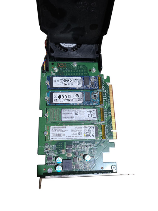 Dell Ultra Speed Drive DPWC400 06N9RH 4x 256GB SATA SSD M.2 PCIe Adapter Ca