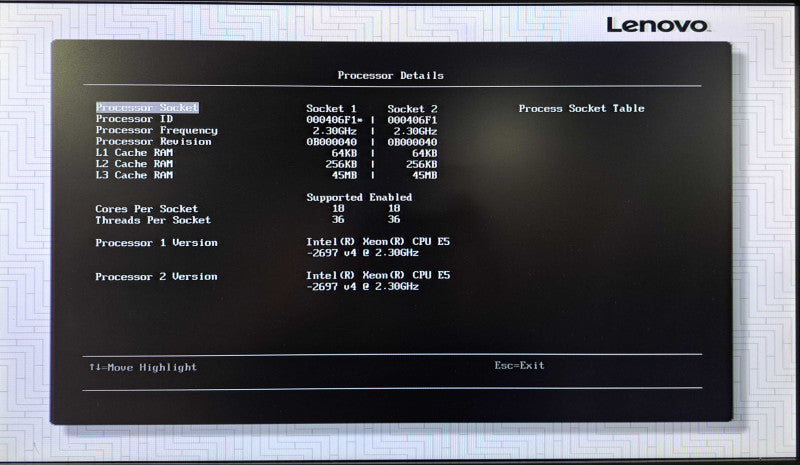 Lenovo x3650 M5 2U 8x 2.5" | 2x Xeon E5-2697 v4 @2.30GHz, 32GB DDR4, M5210