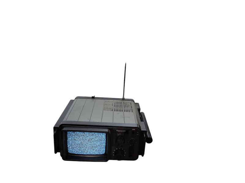 Vintage 1977 Panasonic TR-707 Solid State Portable VHF/UHF Television %