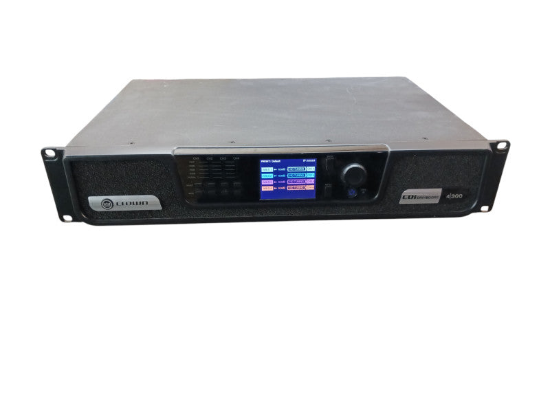 Crown CDI DriveCore 4|300BL 4-channel 300W Power Amplifier with Blu-Link