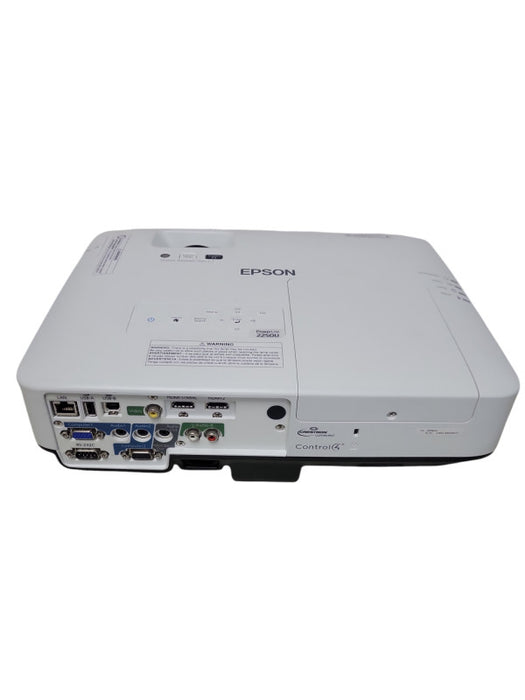 Epson PowerLite 2250U 3LCD Projector 5000 Lumens 1920x1200 708 Hours _