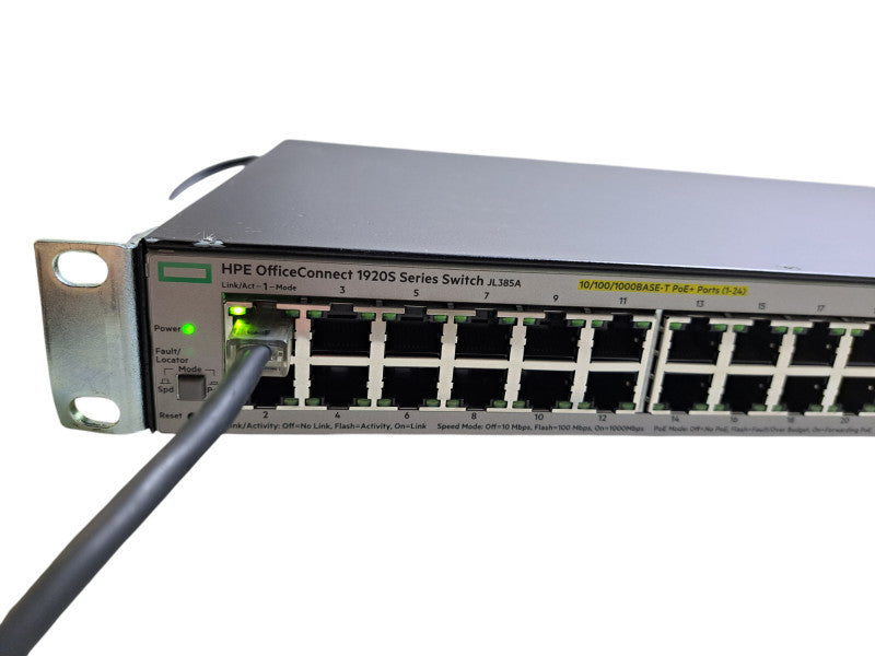HPE OfficeConnect Switch 1920S 24G 2SFP PoE+ (370W) JL385A