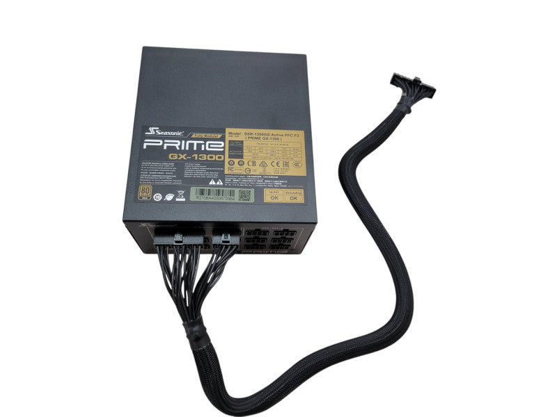 SEASONIC PRIME 1300W 80 PLUSGOLD FULLY MODULAR (SSR-1300GD Active PFC F3) %