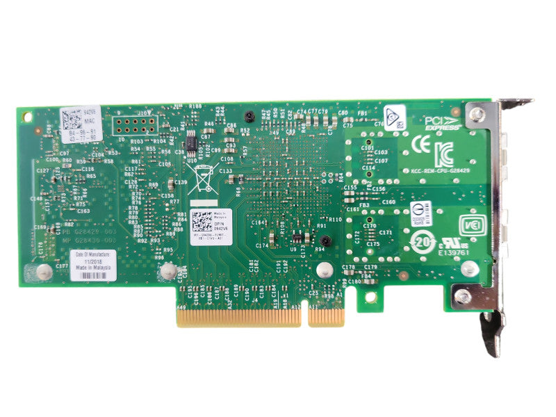 Dell 0XYT17 0942V6 Intel X520-DA2 Dual Port 10G SFP+ PCIe !