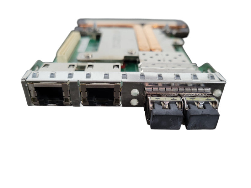Dell X520-DA2 0C63DV Quad Port 2x 10Gbe SFP 2x 1Gb I350 Network !