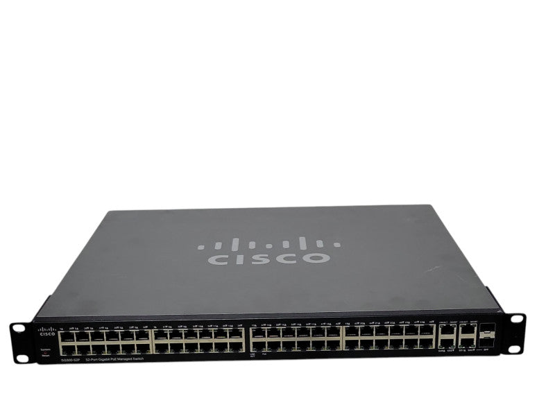 Cisco SG300-52P-K9 V03 52-Port Gigabit PoE Managed Switch w/ 2x SFP _