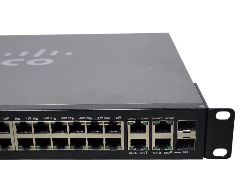 Cisco SG300-52P-K9 V03 52-Port Gigabit PoE Managed Switch w/ 2x SFP _