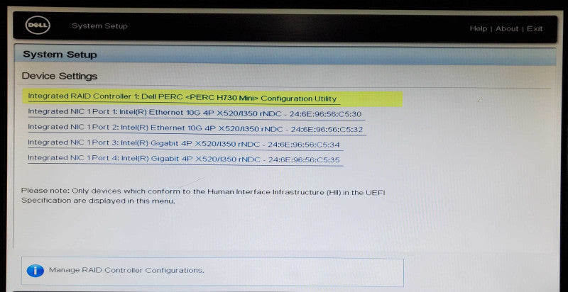 Dell PowerEdge R730 1x Xeon E5-2650 v4 32GB DDR4 H730 Mini - No HDD