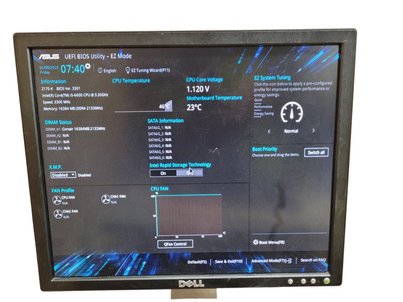 ASUS Z170-K Gaming Motherboard Core i5-6600 16GB RAM