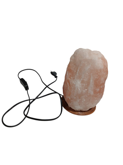 WonderLife Himalayan Salt Rock Light  Wooden Base , ( European Plug ) =