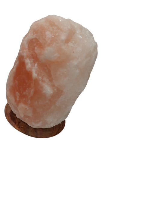 WonderLife Himalayan Salt Rock Light  Wooden Base , ( European Plug ) =