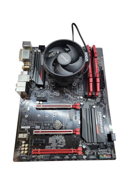 AMD Ryzen 5 1600 GIGABYTE GA-AB350-Gaming 3 16GB DDR4 + I/O Plate %
