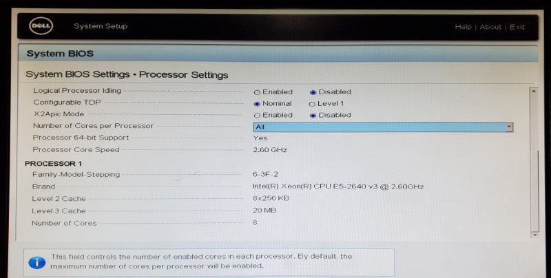 Dell PowerEdge R530 1x Xeon E5-2640 v3 32GB DDR4 H730P Mini - No HDD