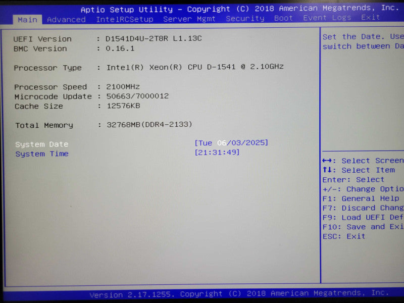 Datto S3P2000 4-Bay 1U, Xeon D-1541 2.1GHz 32GB DDR4, 1x PSU _