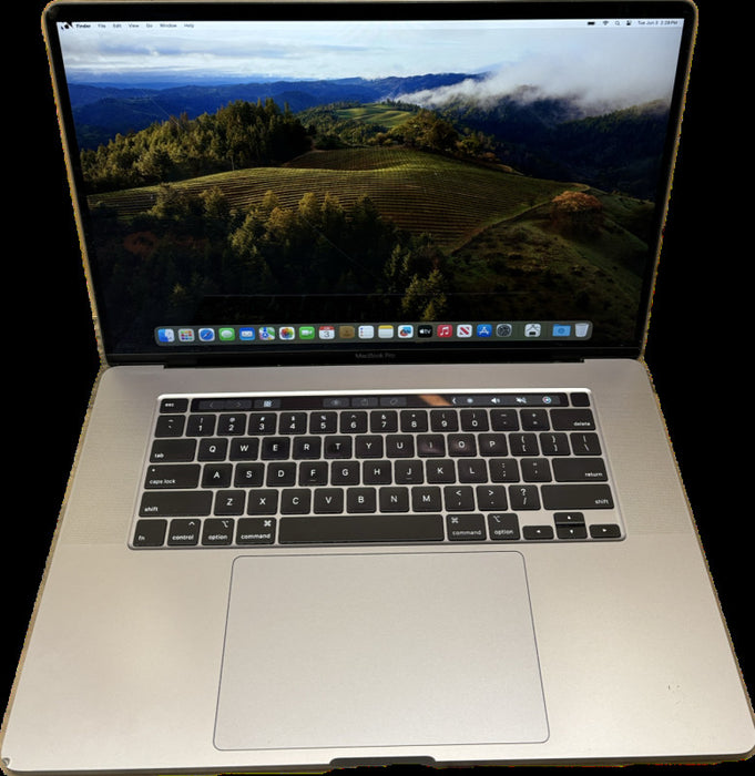 Apple MacBook Pro 16" 2019 Touch Bar Cracked Screen For Parts/Repair READ!