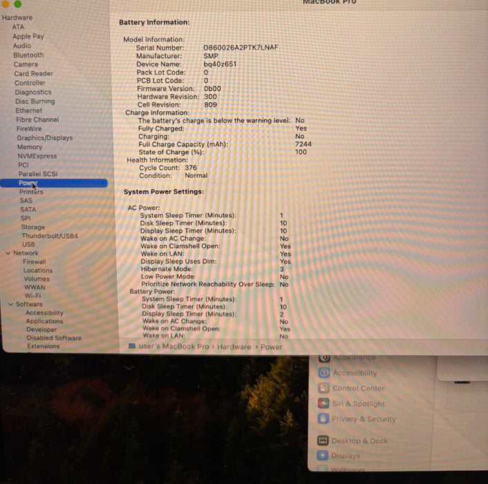 Apple MacBook Pro 16" 2019 Touch Bar Cracked Screen For Parts/Repair READ!